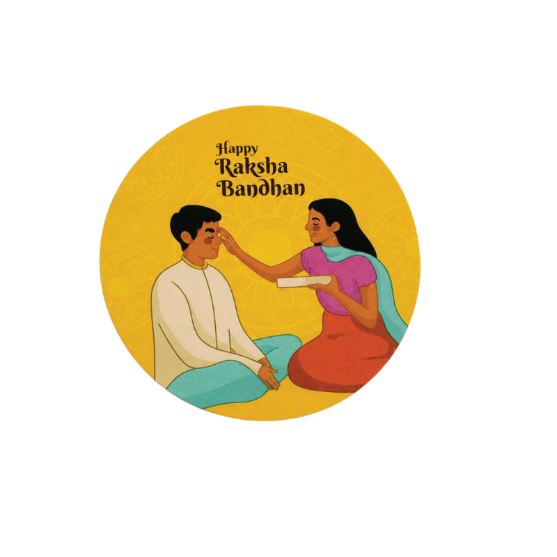 Raksha Bandhan tags ( Diameter :- 2.50" )