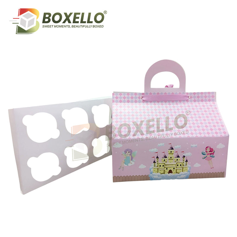Hut Shape Hamper Boxes / Cupcake Boxes (10"x6.7"X3.8")