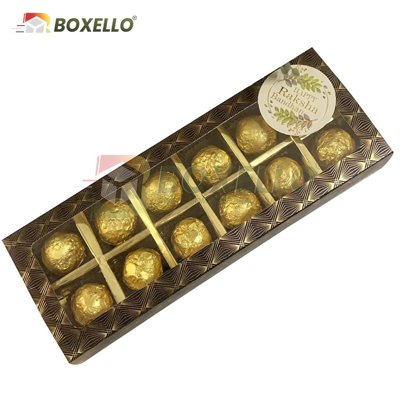 Chocolate Box 12 Pcs (11"x4"x1.5")