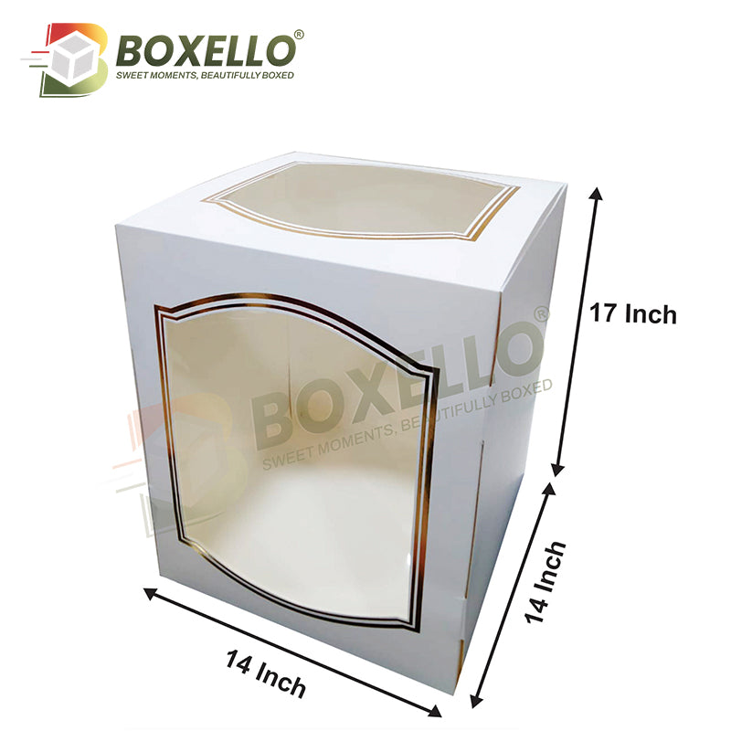 Tall Cake Box (14"x14"x17" )