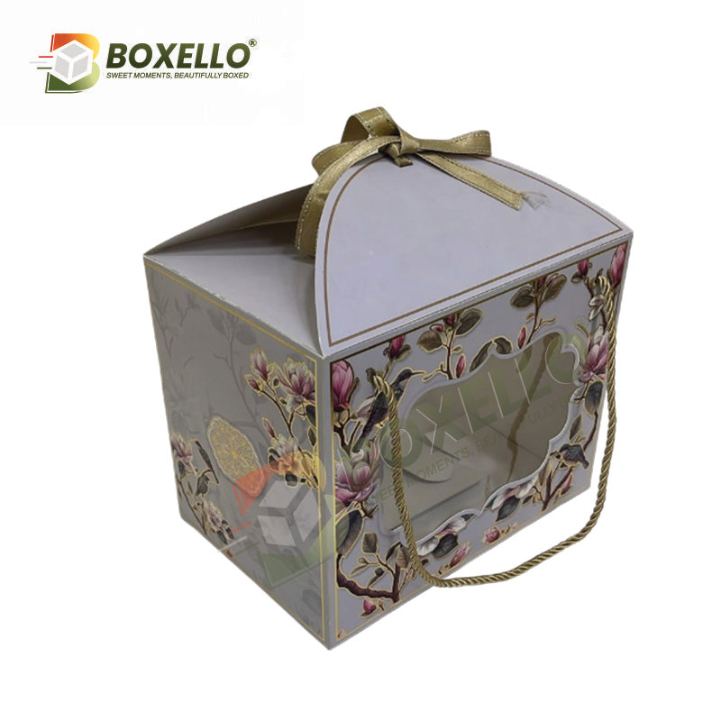 Carry Case Hamper Box With Gold Foiling : 7" X 10" X 8"