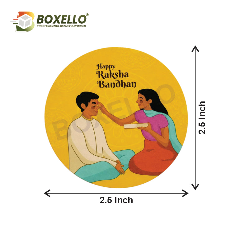 Raksha Bandhan tags ( Diameter :- 2.50" )