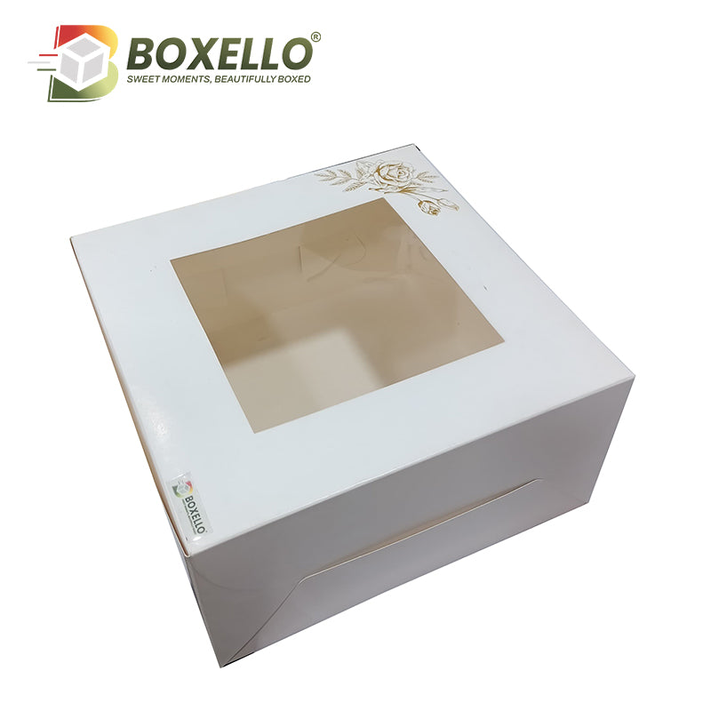 Square Window Cake box ( 10"x10"x5" inch )