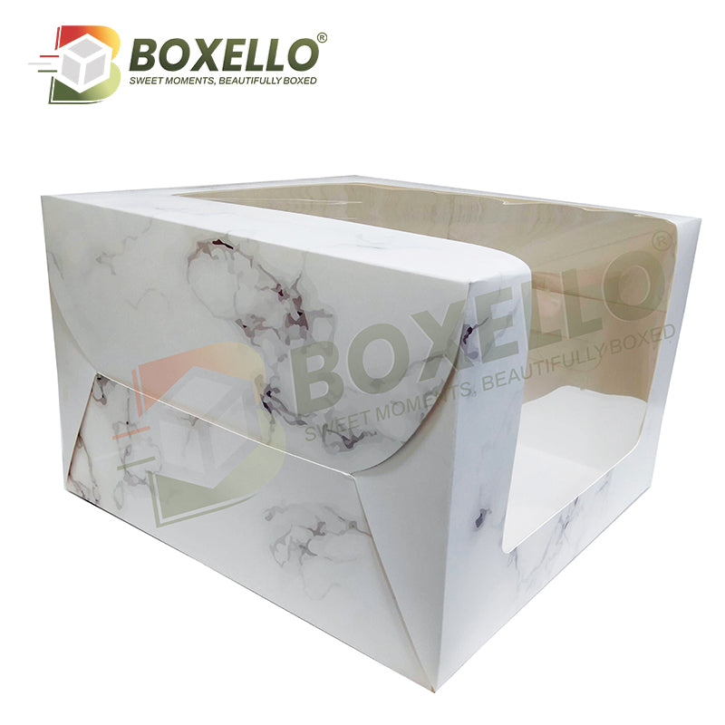 Square window Tall cake Boxes (12x12x8 )