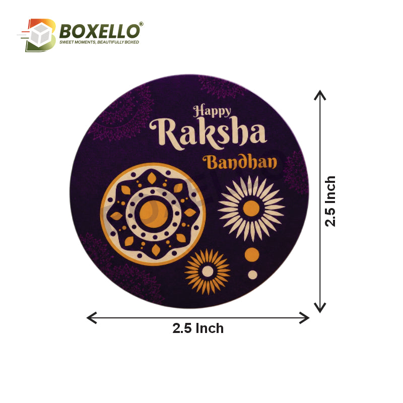 Raksha Bandhan tags ( Diameter :- 2.50" )