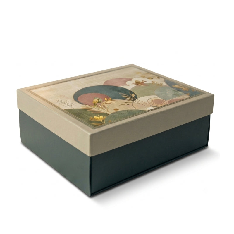 Foldable Top Bottom Rigid Box (10" x 8" x 3.5")