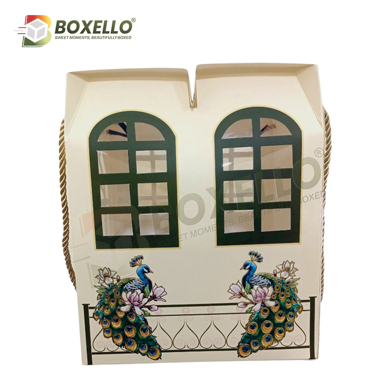 Gift Hamper Boxes with gold foiling (7.5"x7.5"x9")