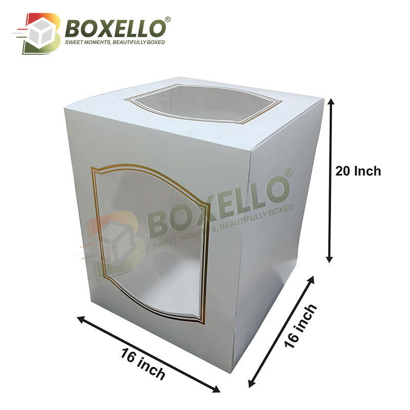Tall Cake Box ( 16" x 16" x 20" )