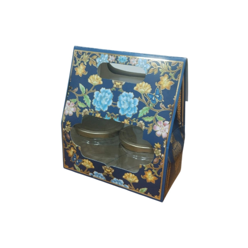 2 Salsa Jar Hamper Boxes (7"x 3.75"x8")