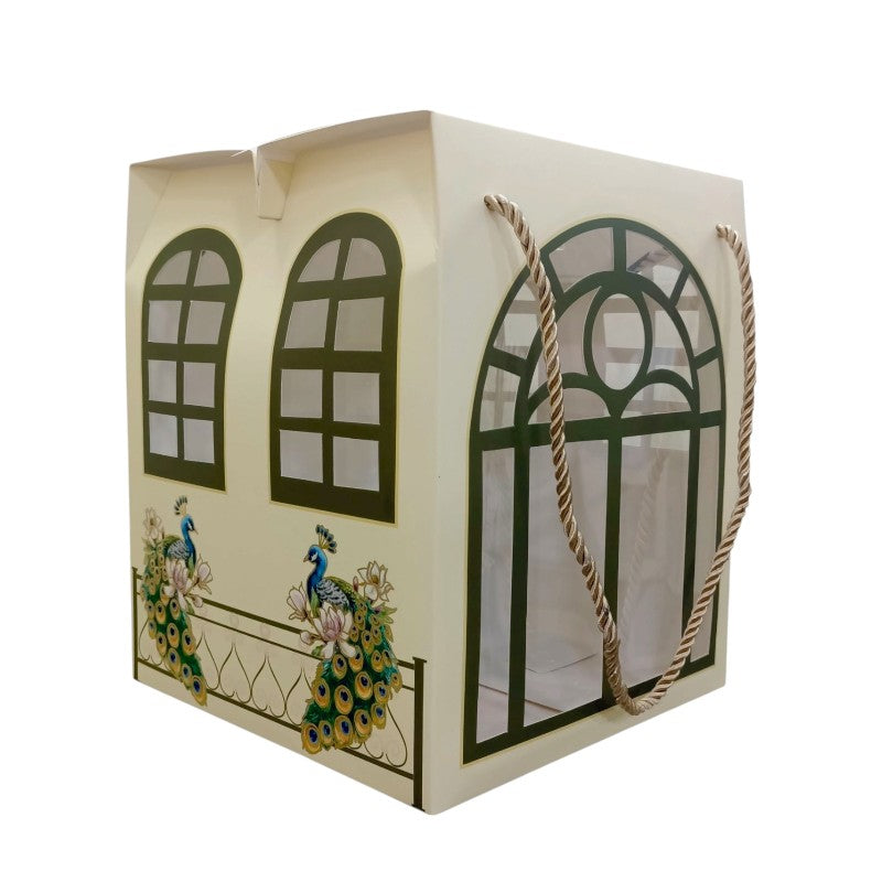 Gift Hamper Boxes with gold foiling (7.5"x7.5"x9")