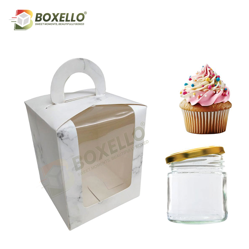 CupCake Box (3.5"x3.5"x4")