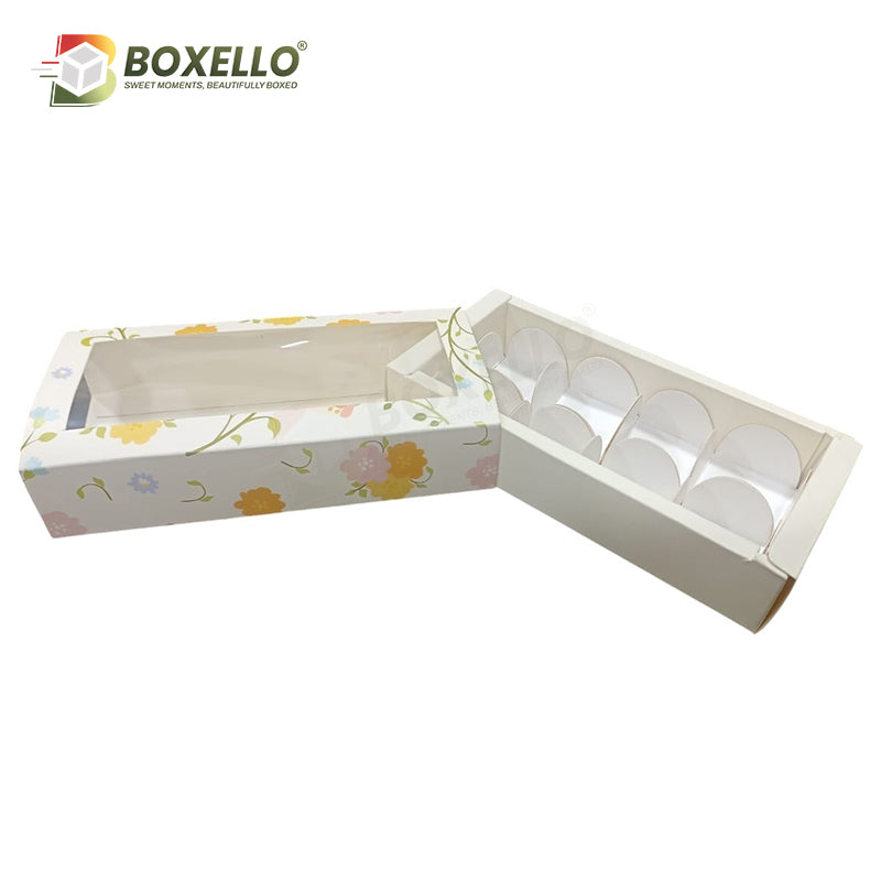 Chocolate Box 8 Pcs (7.4" x 3.75" x 1.5")