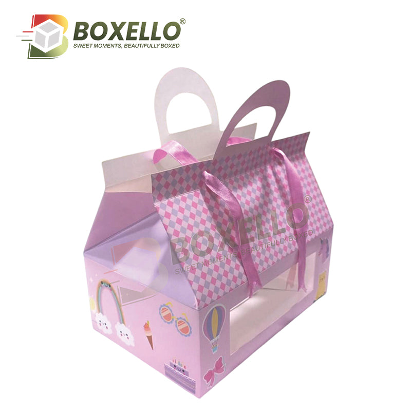 Hut Shape Hamper Boxes / Cupcake Boxes (10"x6.7"X3.8")