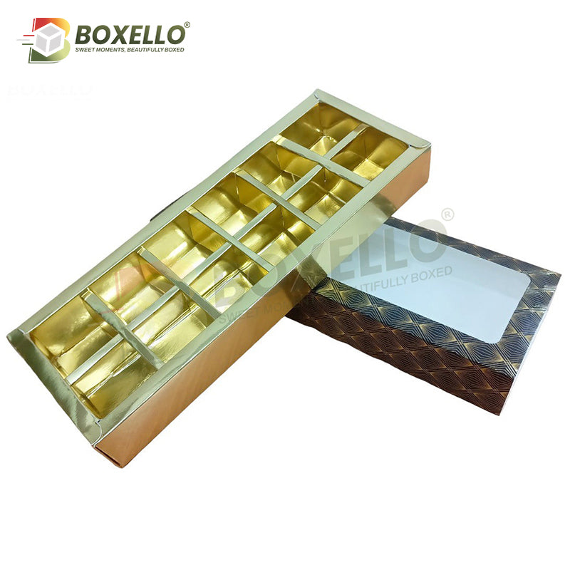 Chocolate Bite Box 12 Pcs (11"x4"x1")