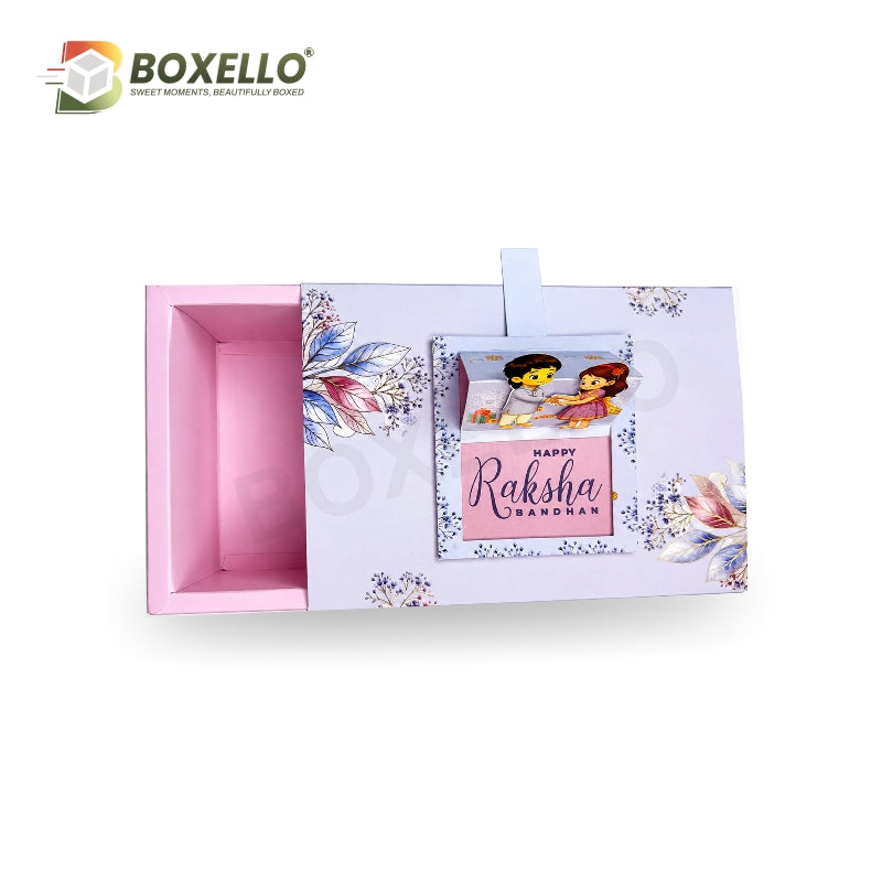 Rakhi Die Cut Hamper Box (10" x 7" x 3.5" )