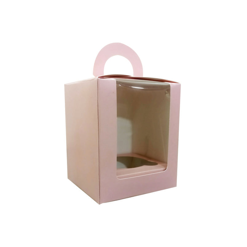 Single Pcs Cupcake box (3.5"x3.5"x4")
