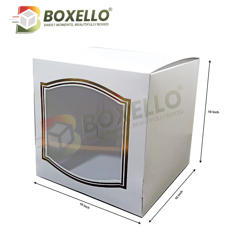 Tall Cake Box (10"x10"x10")