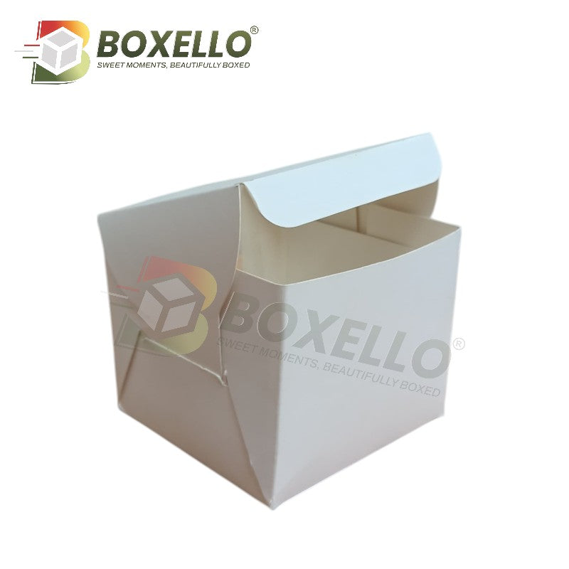 1 Pcs Pastry & Burger Box(4"x4"x3.5")