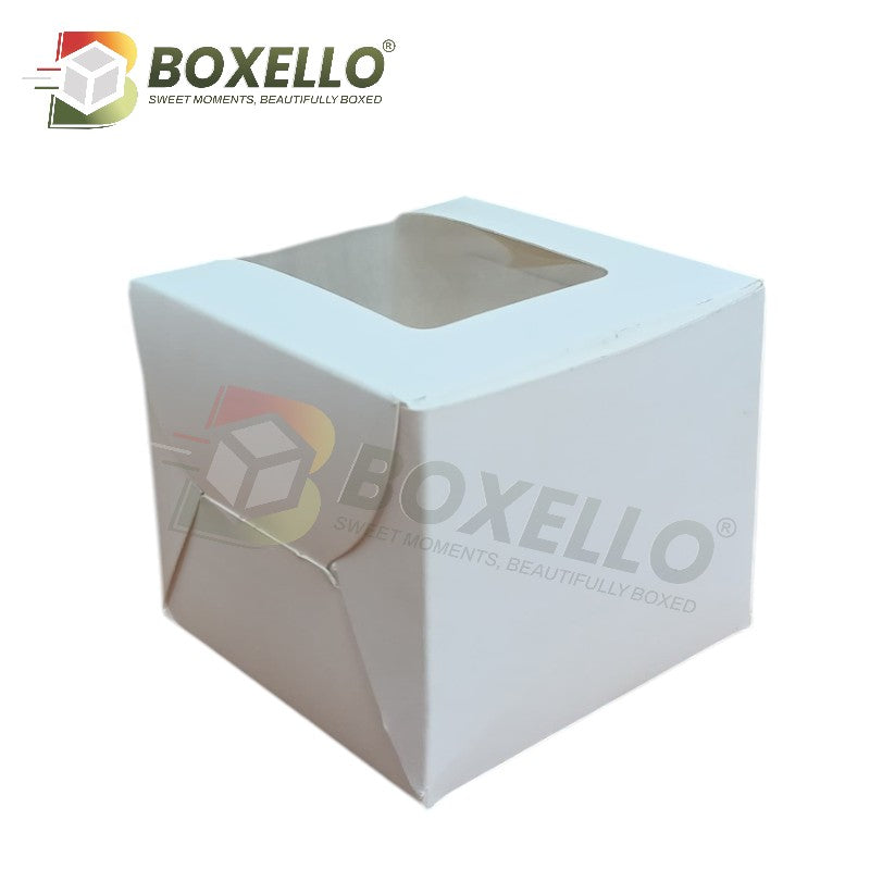 1 Pcs Pastry & Burger Box(4"x4"x3.5")