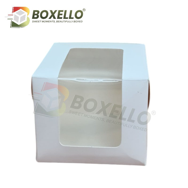 1 Pcs Pastry & Burger Box(4"x4"x3.5")