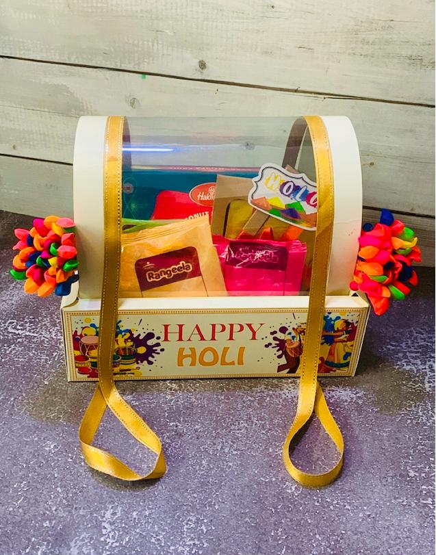 Dome Shape Hamper Box with Gold Foiling (10"x7"x8.5")