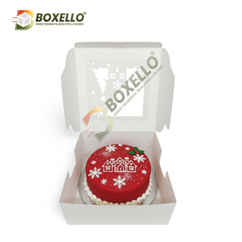 1 kg Cake Box Christmas Box (10x10x5 inch )