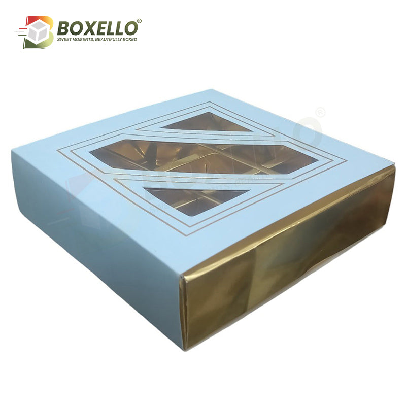 Chocolate Box 9 Pcs ( 5.5"x5.5"x1.5")