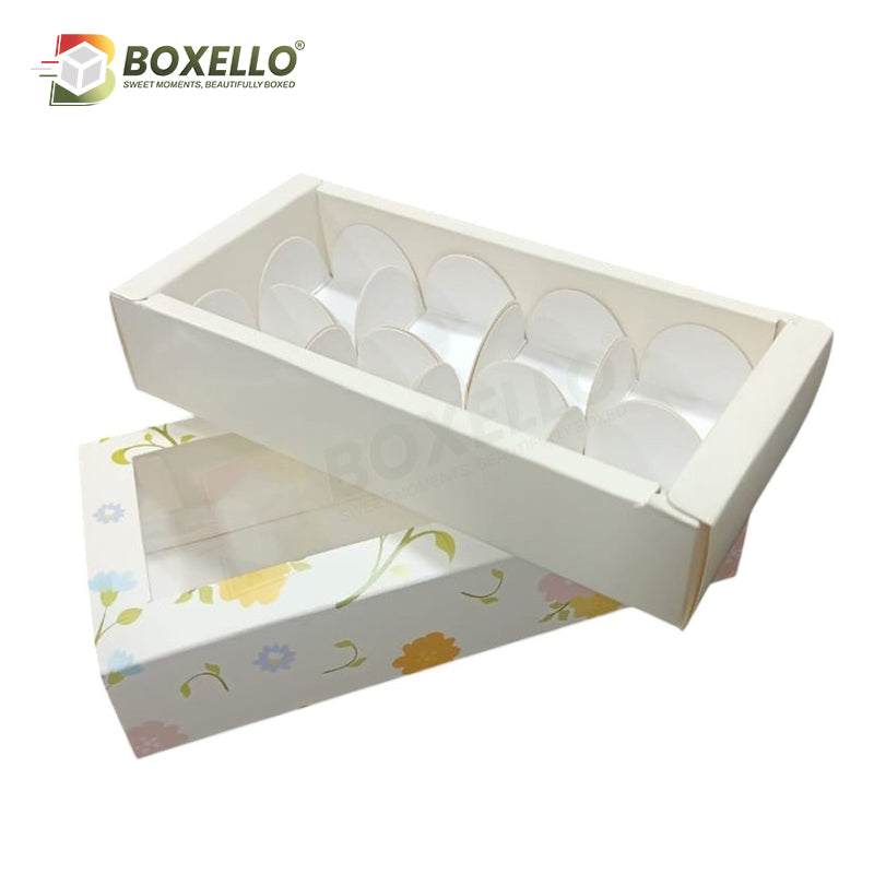 Chocolate Box 8 Pcs (7.4" x 3.75" x 1.5")