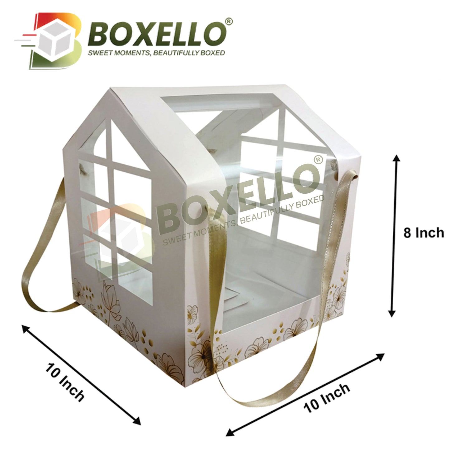 Hut Shape Hamper Boxes ( 10"x 10"x 8")