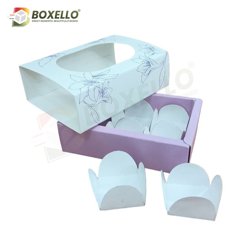 6 Pcs Chocolate Box (4.8"x3"x1.5")