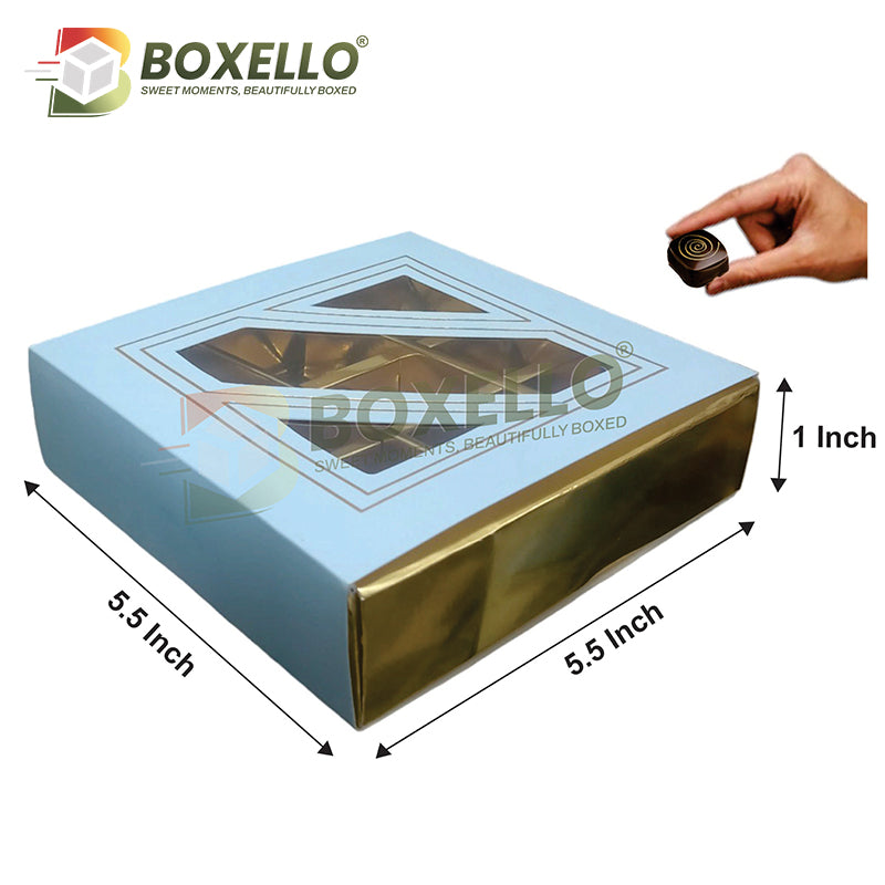 Chocolate Bites Box ( 5.5"x5.5"x1")