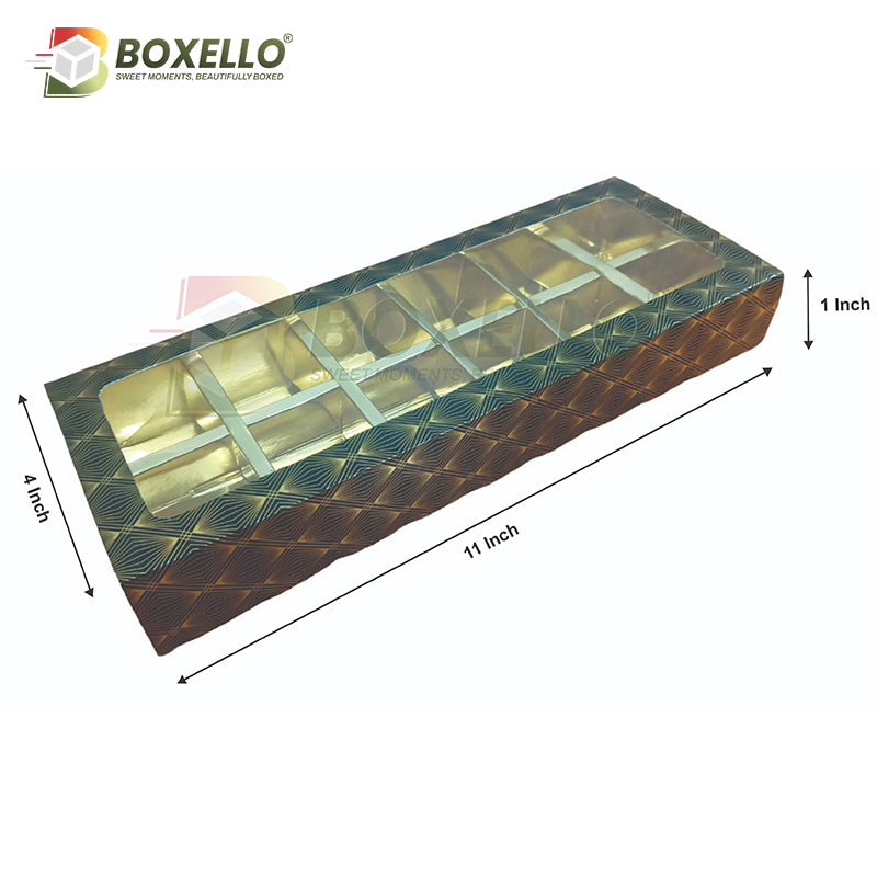 Chocolate Bite Box 12 Pcs (11"x4"x1")