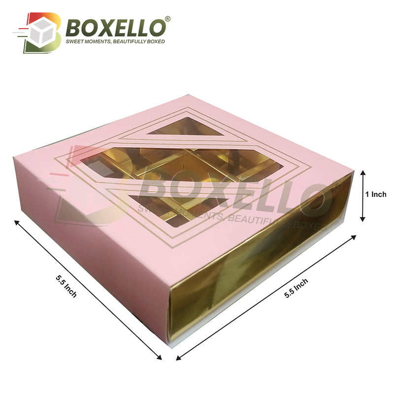 Chocolate Bite Box (5.5"x5.5"x1")