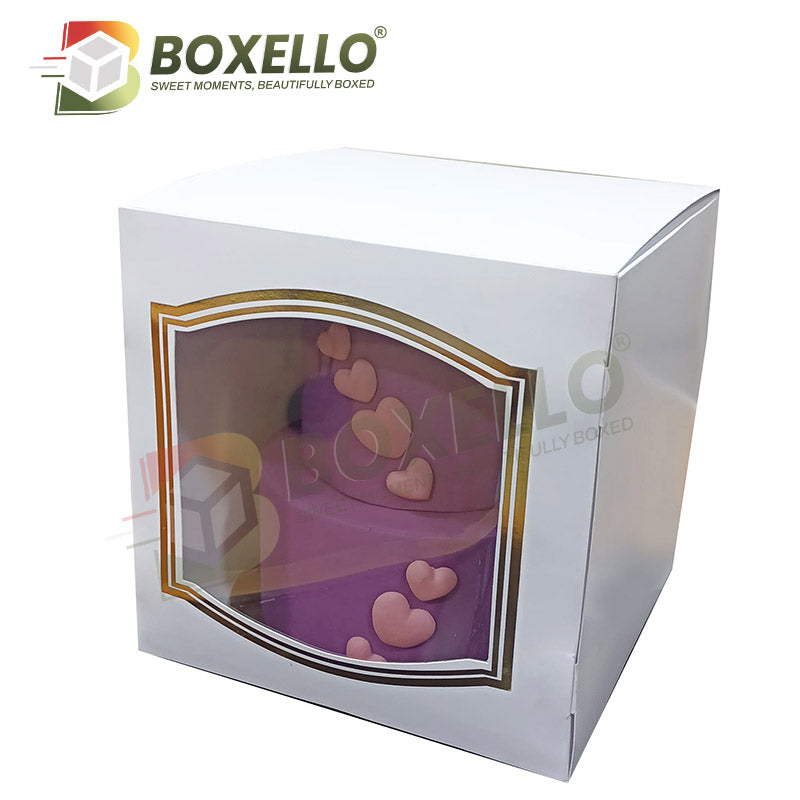 Tall Cake Box (10"x10"x10")