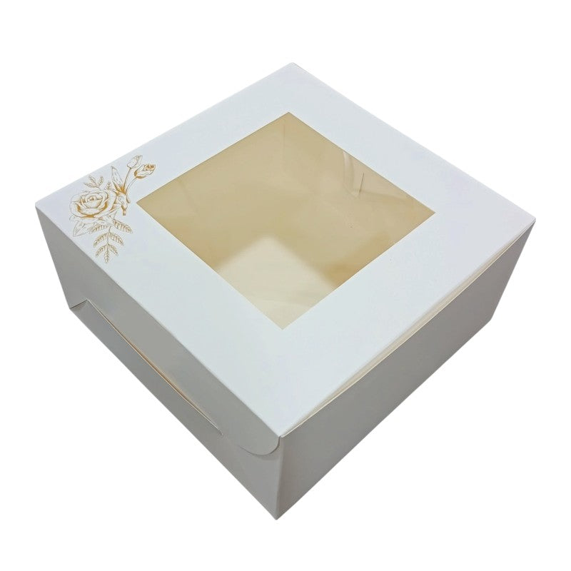 Square Window Cake box ( 10"x10"x5" inch )