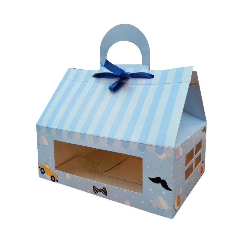 Hut shape Hamper boxes / 6 cupcake Boxes (10x6.7X3.8 inches)