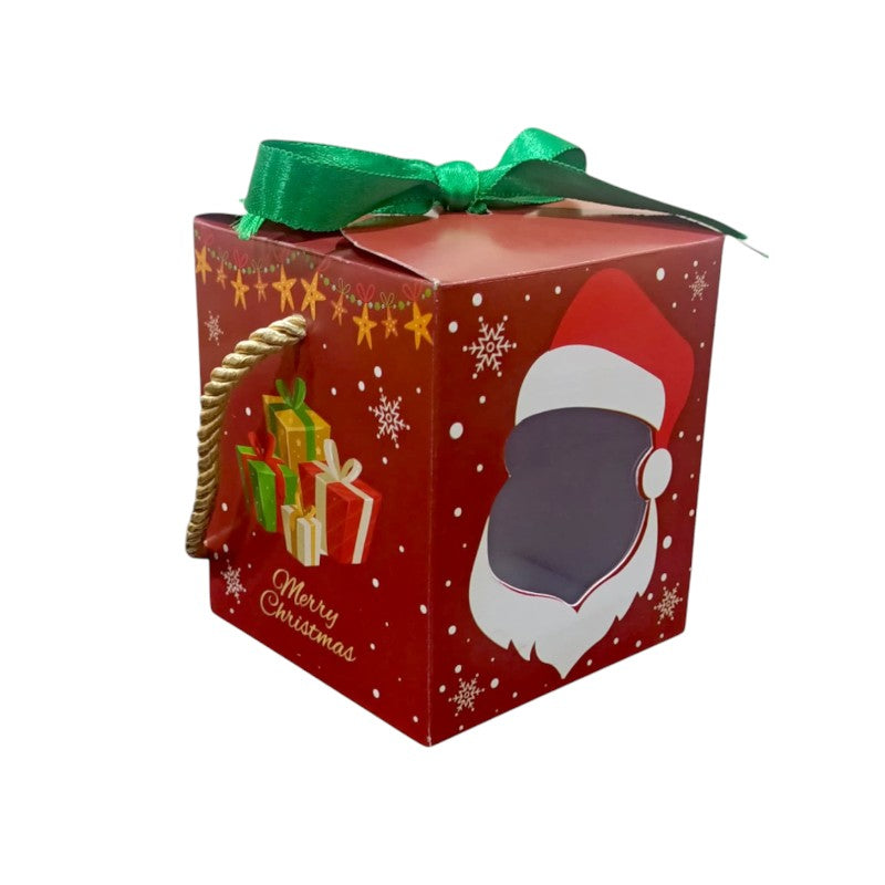Santa Cupcake & Jar box ( 3.5"x3.5"x4")