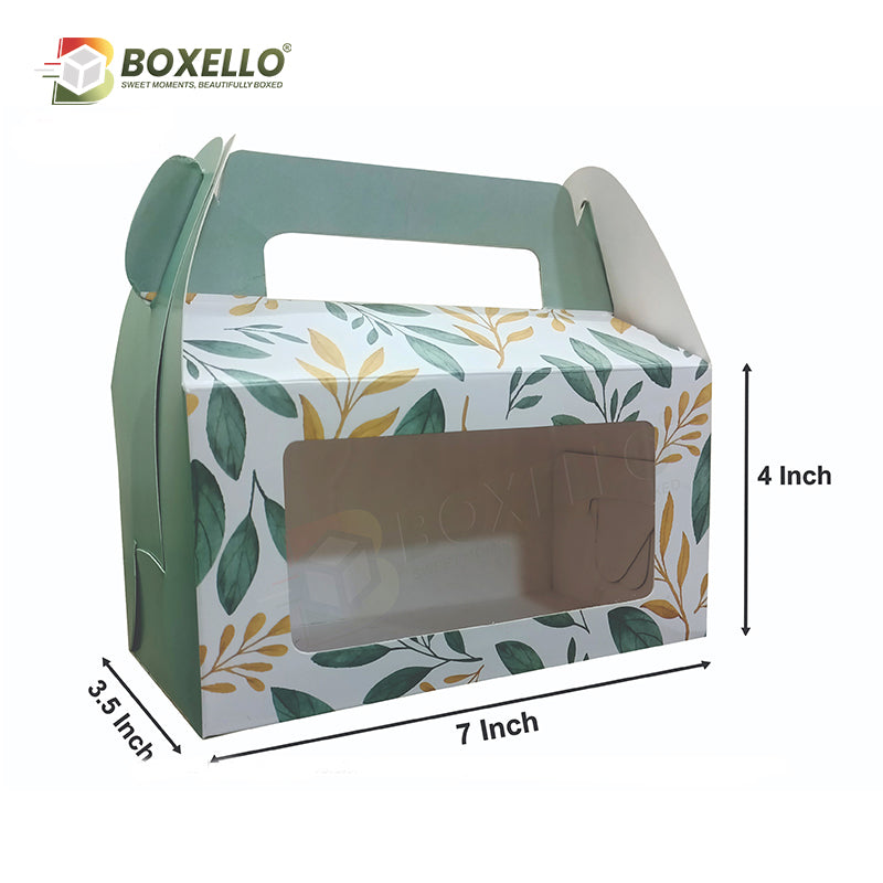 2 Cup Cake Box ( 7" x 3.5" X 4")