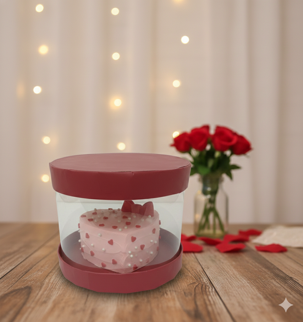 Transparent Hamper Box (8"x8"x6")