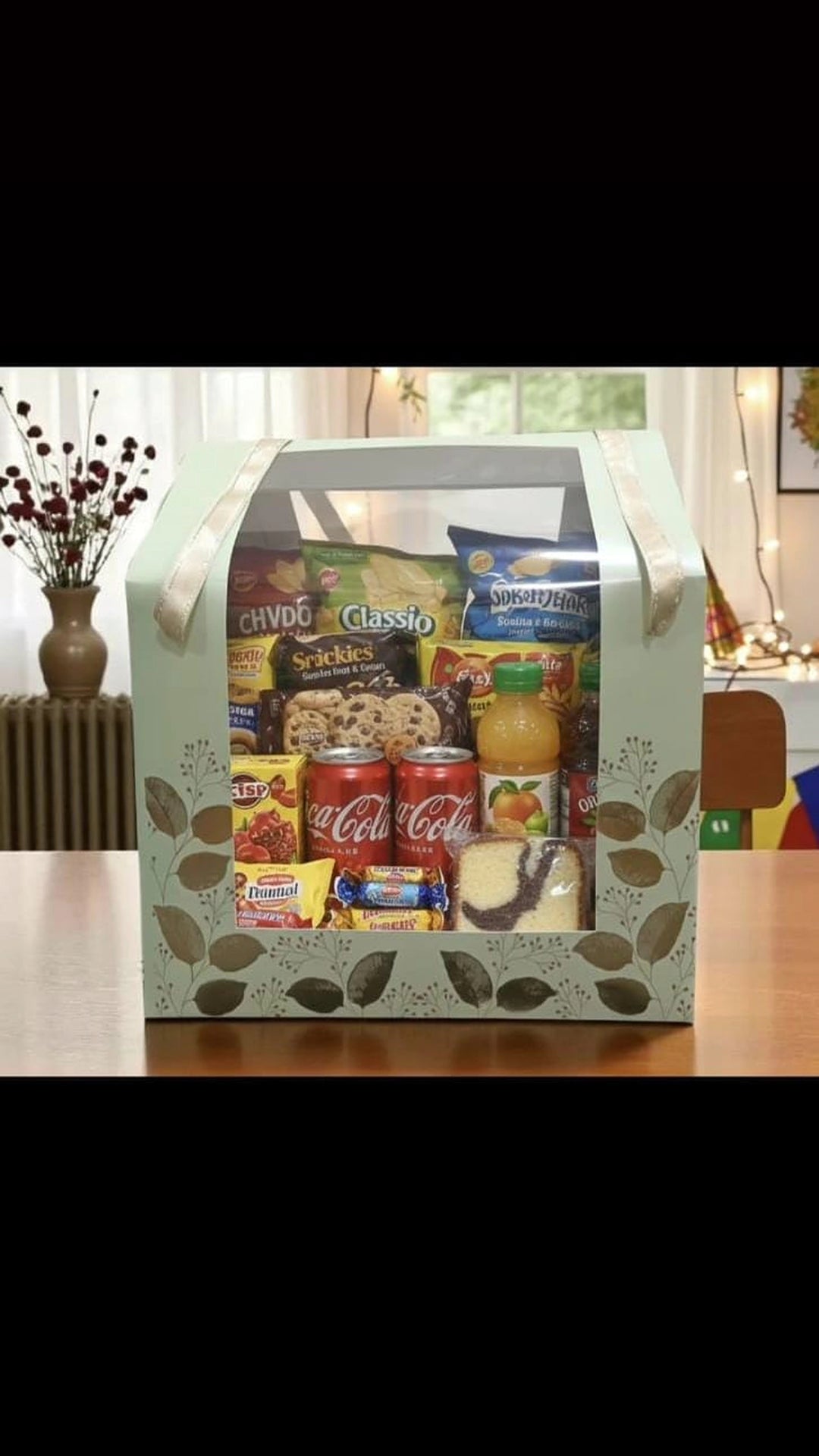 Hut Shape Hamper Box with Gold Foiling (10"x10"x8")