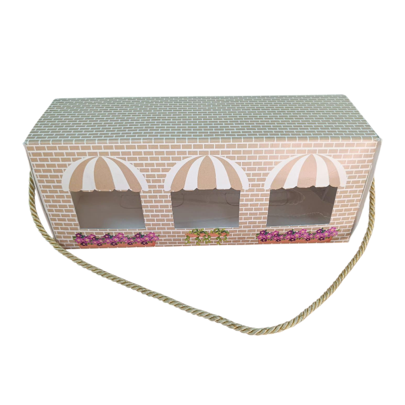 3 Jar Box (10.25"x3.5"x4")