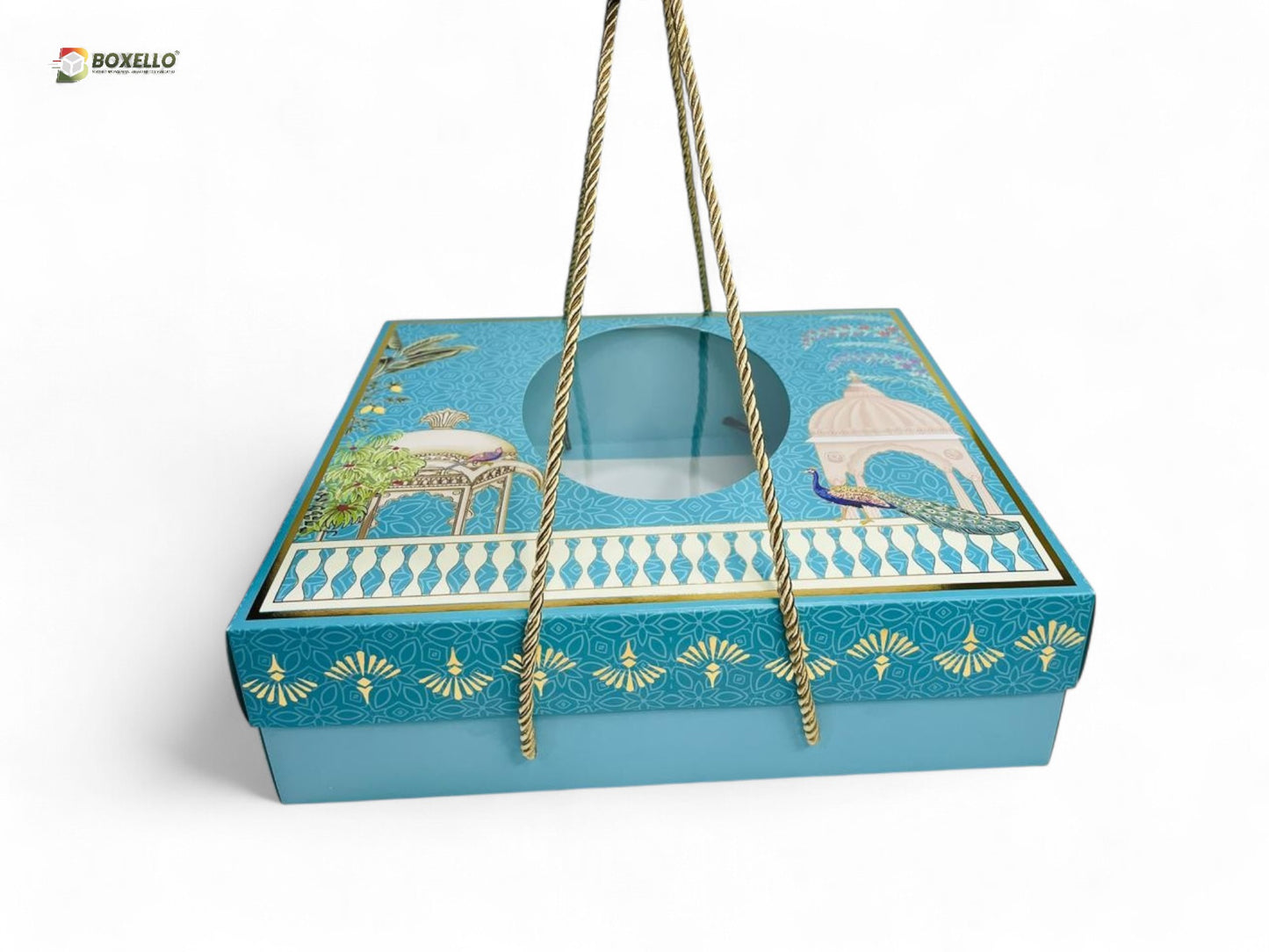 Hamper Box with Gold Foiling ( 12"x 10" x 3.5")