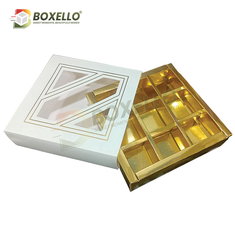 Chocolate Box 9 Pcs (5.5"x5.5"x1.5")