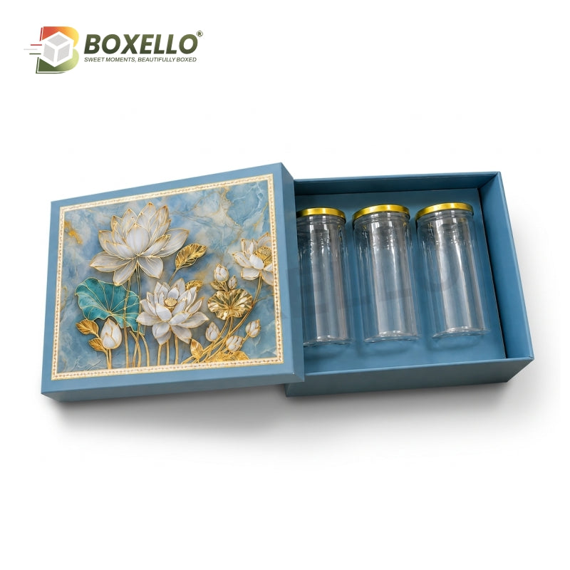 Foldable  Top Bottom Rigid Box (10" x 8" x 3.5")