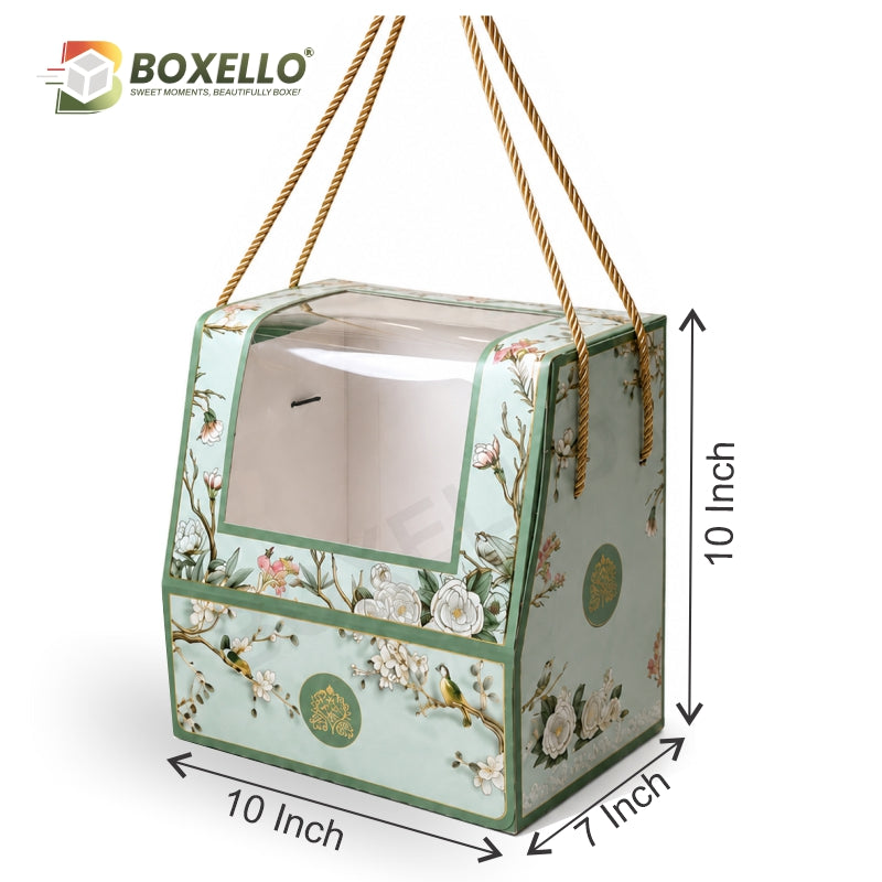 Crystal Gift Hamper Box : 10"x.7"x10"