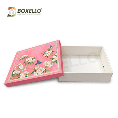 Foldable Top Bottom Rigid Box (12" x 10" x 3.5")