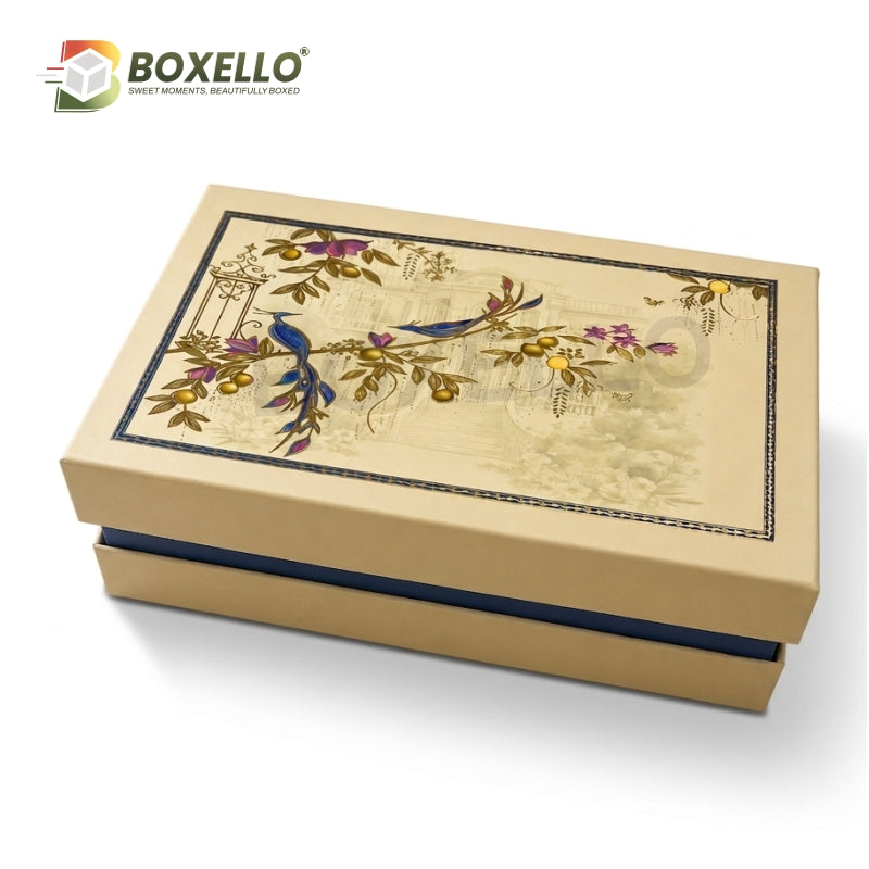 8 Pcs Chocolate Top Bottom Rigid  Box (7.75" x 4" x 1")