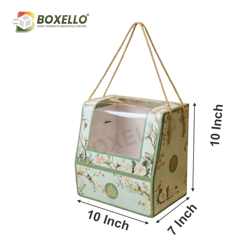 Crystal Gift Hamper Box : 10"x.7"x10"