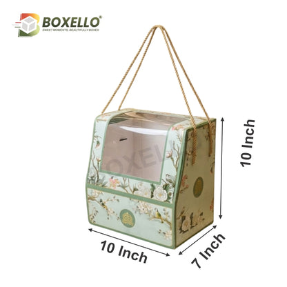 Crystal Gift Hamper Box : 10"x.7"x10"