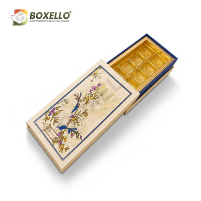8 Pcs Chocolate Top Bottom Rigid  Box (7.75" x 4" x 1")
